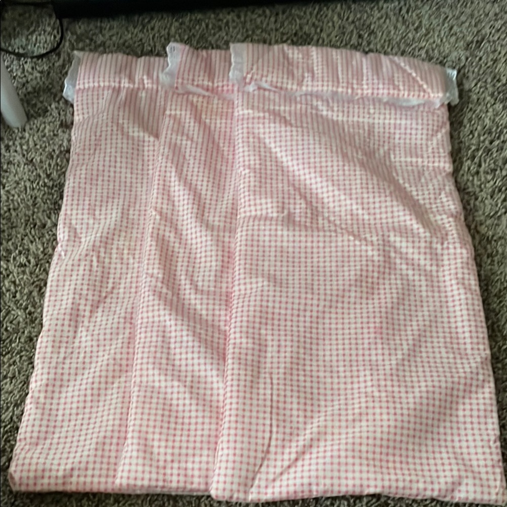Pink Gingham Doll Mattress